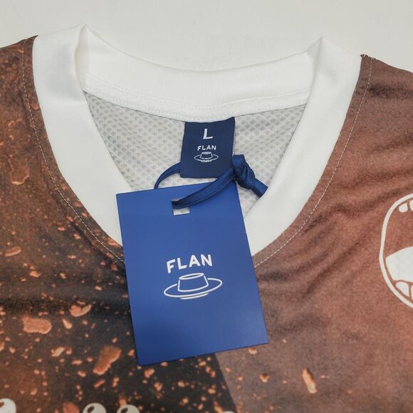 FLAN LABS Rocket Soccer Jersey Mens L Graphics Breathable Lightweight NWT - Picture 6 of 11